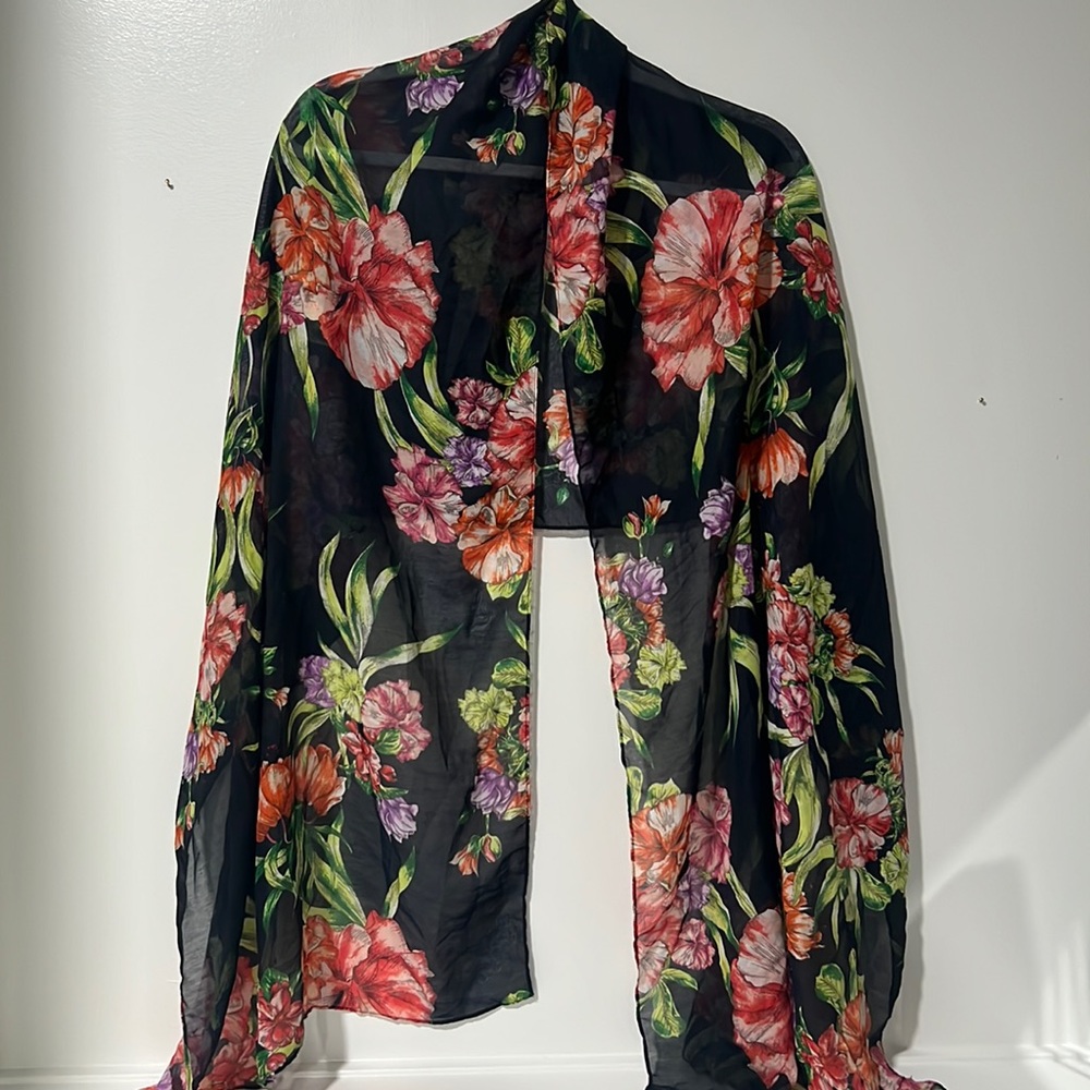 H&M Floral Infinity Scarf
